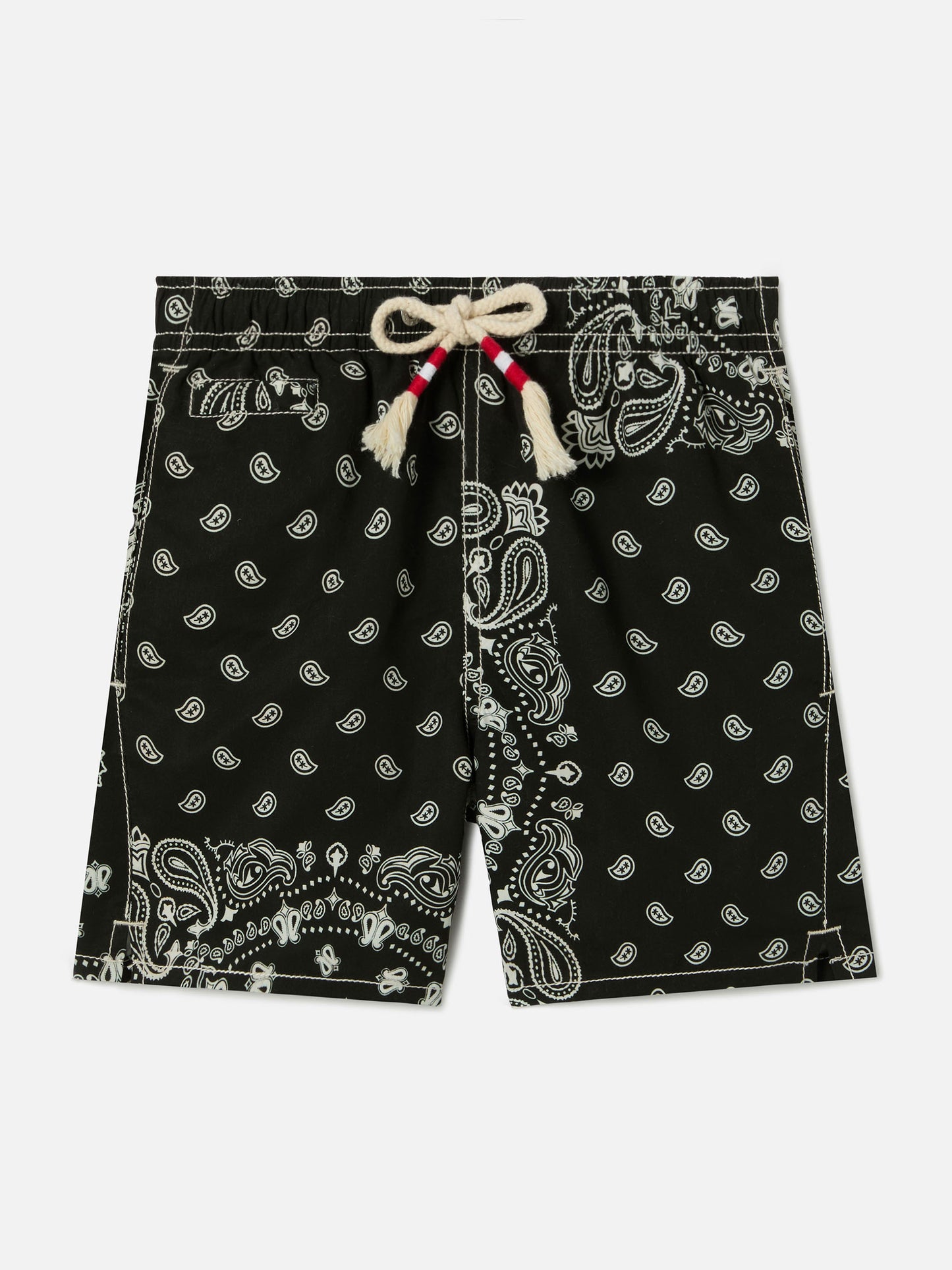 Caprese Jr swim shorts with black bandana print