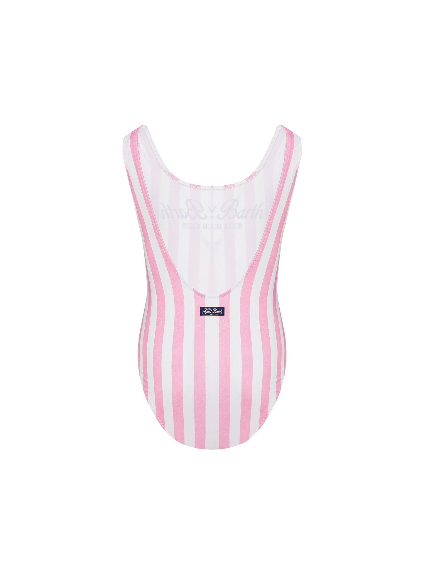 Cara Einteiler Badeanzug mit rosa Streifenprint