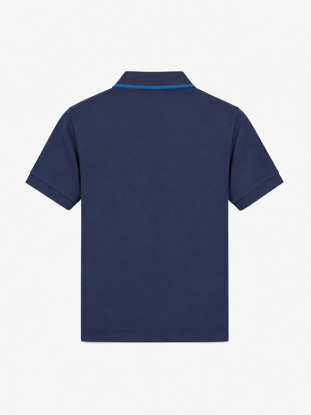 Polohemd aus blauem Baumwoll-Piqué für Jungen 