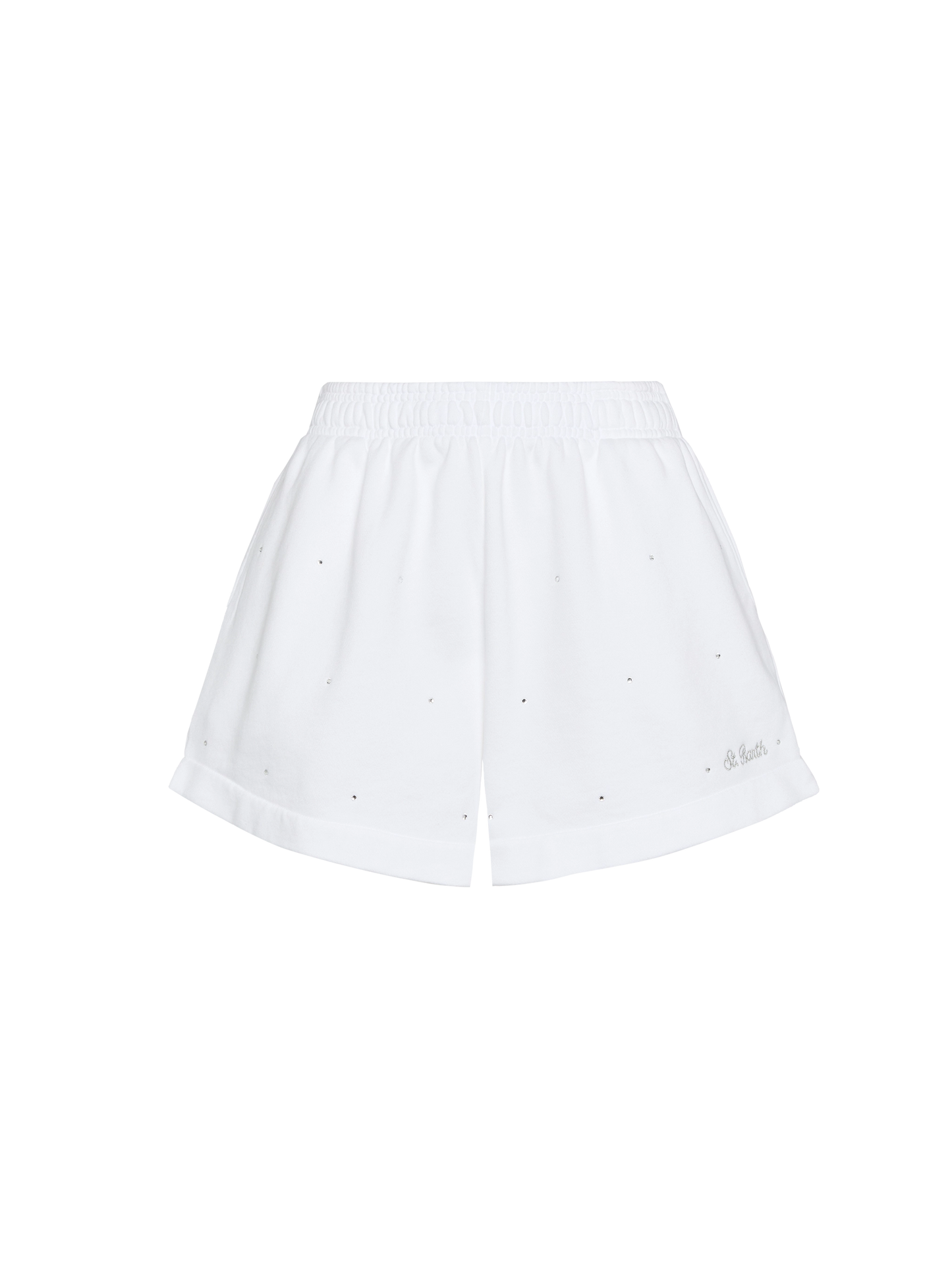 Cate light cotton shorts with rhinestones