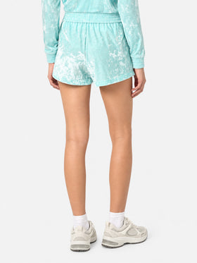 Water green chenille Cate shorts