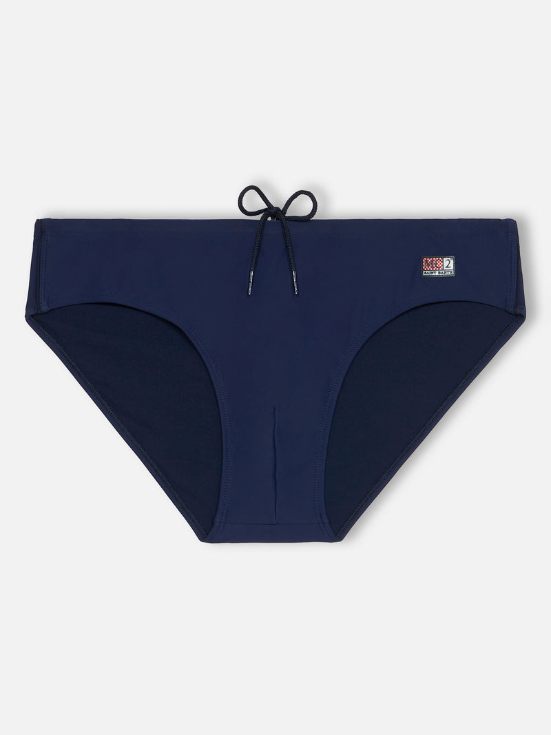 Man navy blue swim briefs Cayo