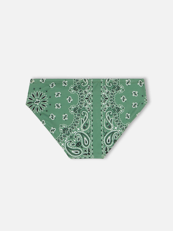 Man bandanna swim briefs Cayo