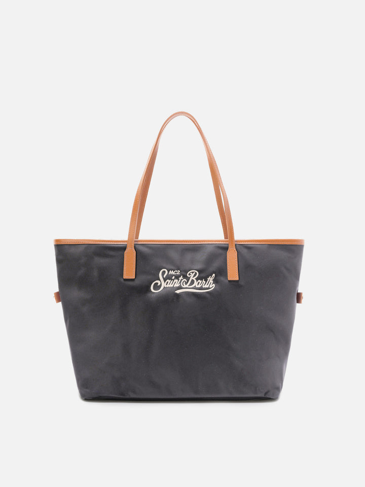 Black City nylon regular bag