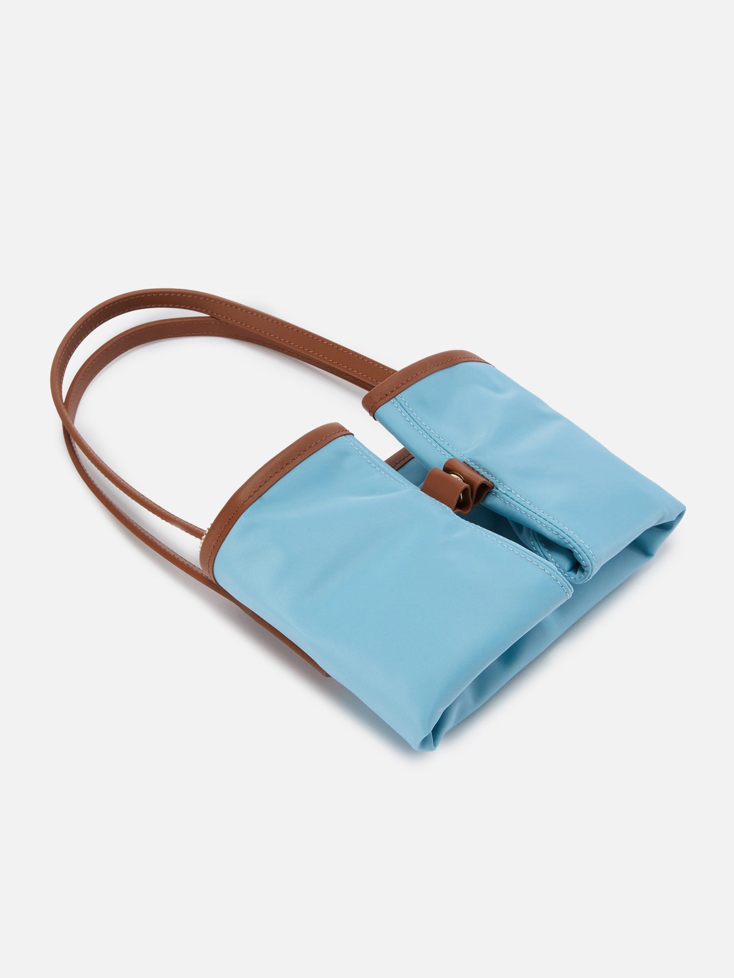 Light blue City medium nylon bag
