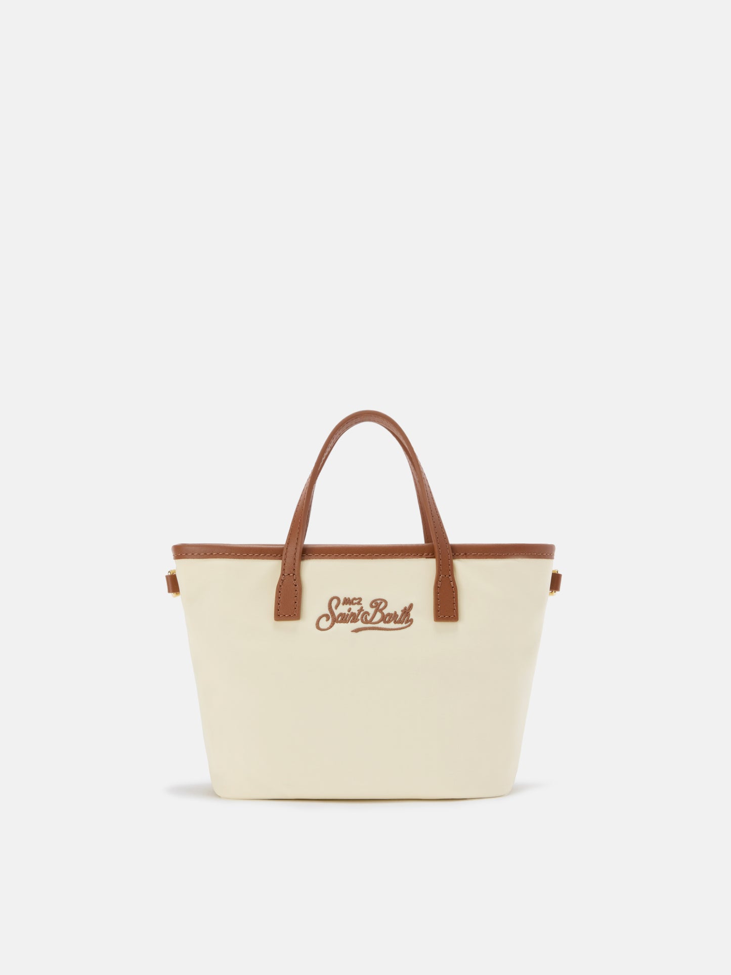 Borsa City mini in nylon bianca