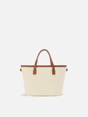 Borsa City mini in nylon bianca