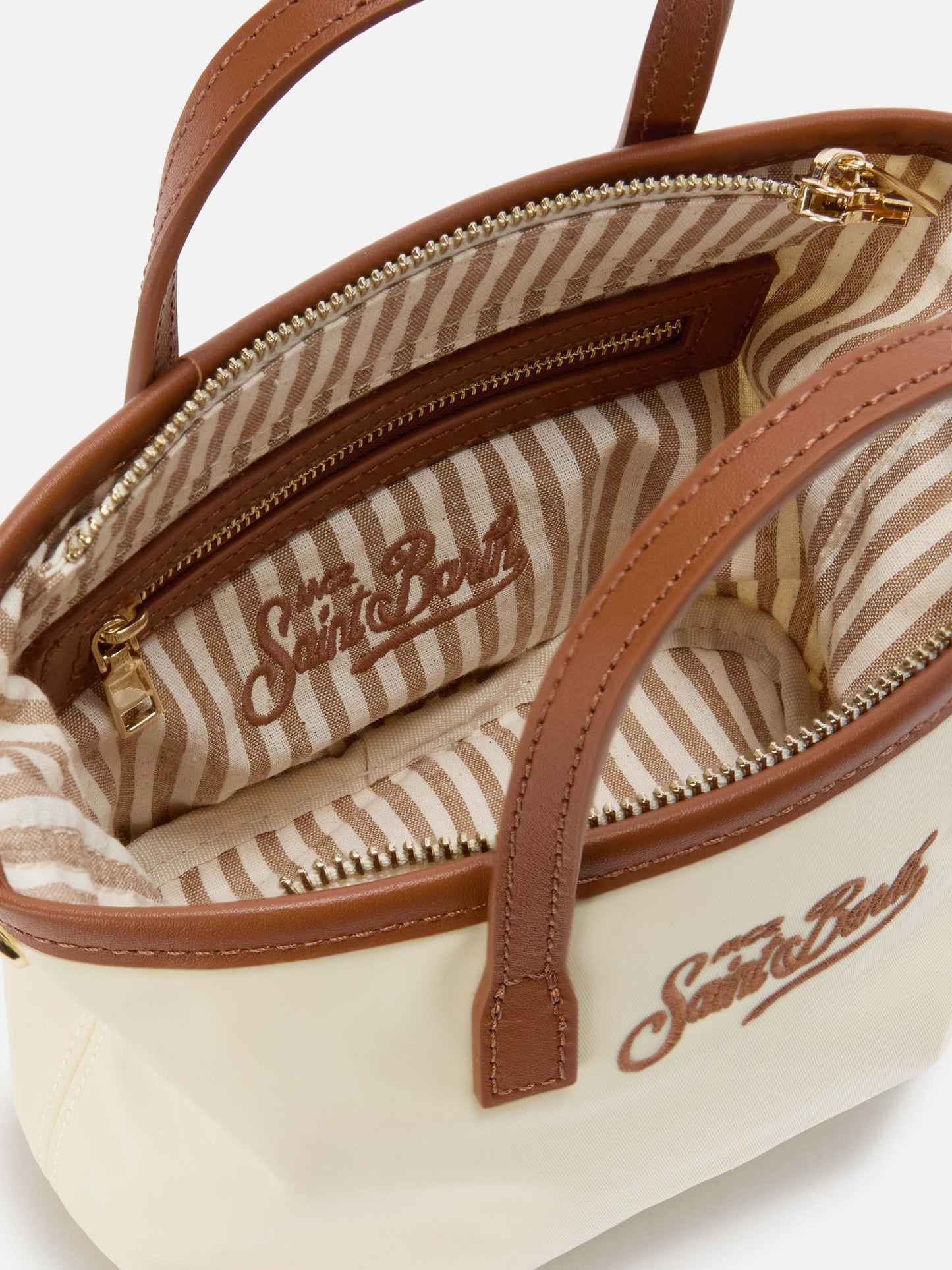 Borsa City mini in nylon bianca