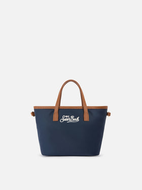 Navy blue City mini nylon bag