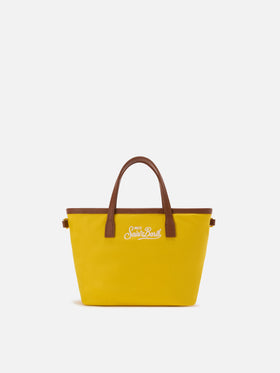 Yellow City mini nylon bag
