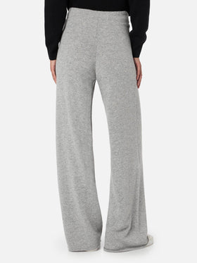 Damen-Mélange-Grau-Strickhose Cambon