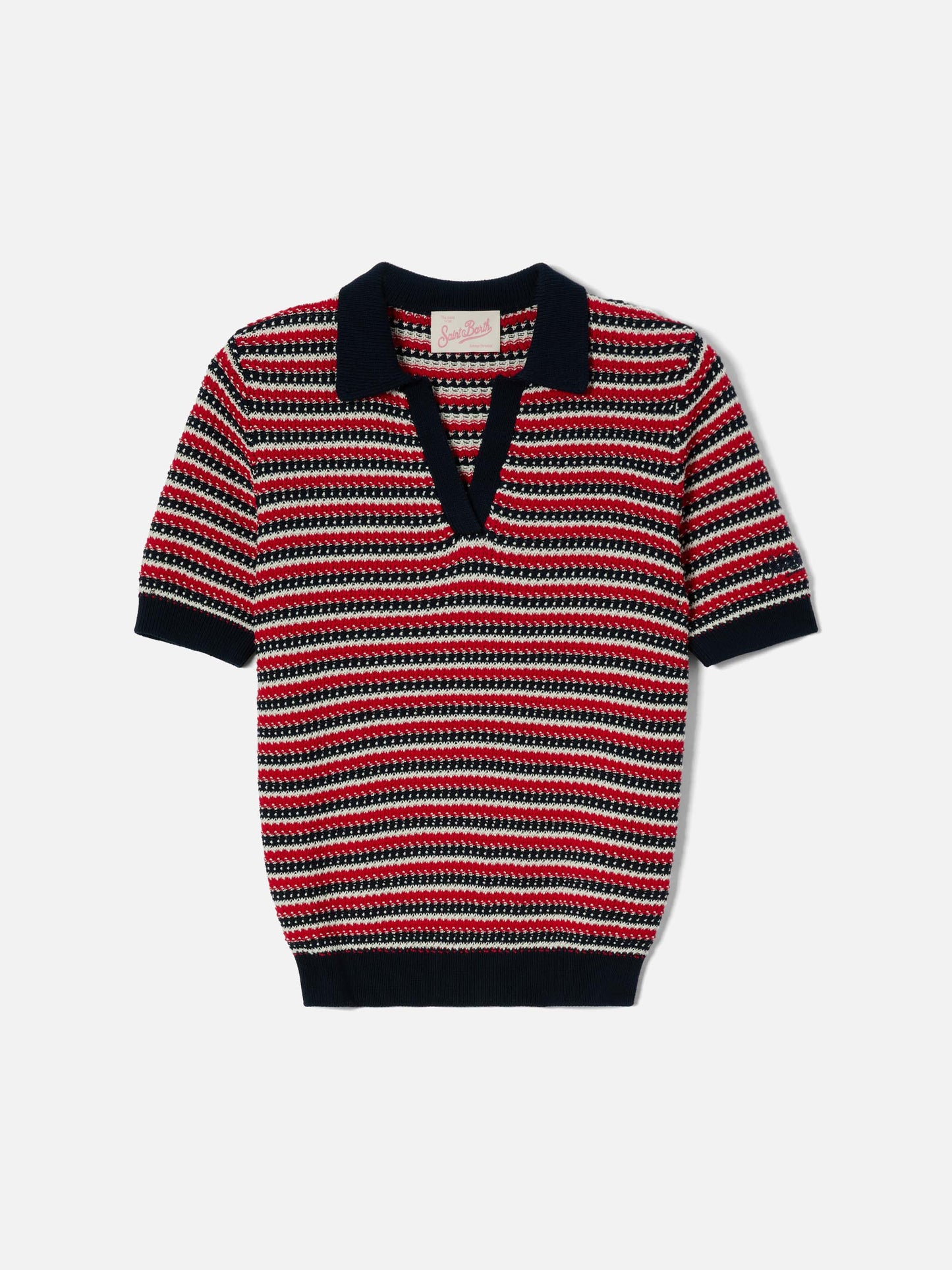 Polo Caddy Ridge in maglia di cotone a righe
