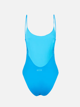 Costume intero da donna azzurro Cecille