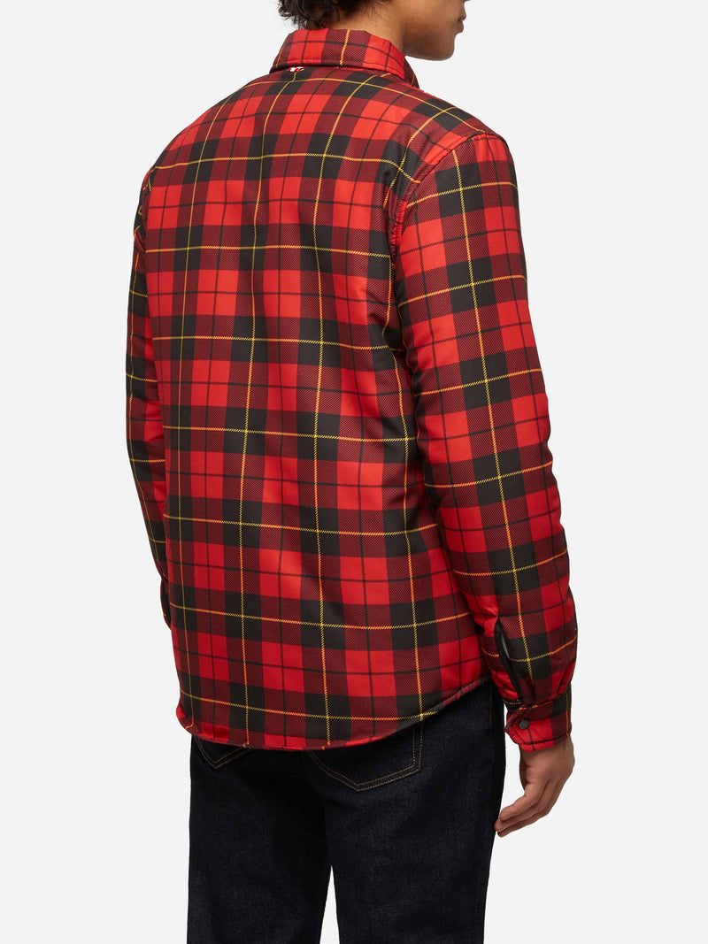 Technic fabric overshirt Chalet with check print