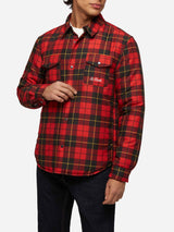 Technic fabric overshirt Chalet with check print