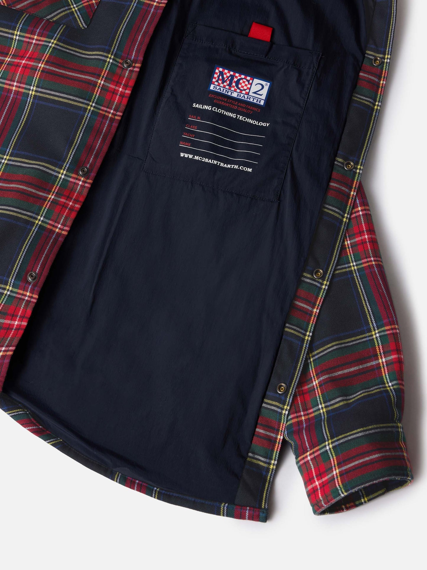 Overshirt Chalet mit Tasche und St. Barth Bob Club Stickerei