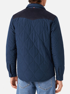 Gepolstertes Overshirt Chalet Tex in Navy 