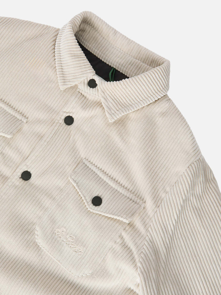 Chalet Jr padded corduroy shirt in ice