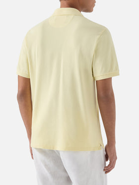 Butter Charles polo in solid color cotton piquet
