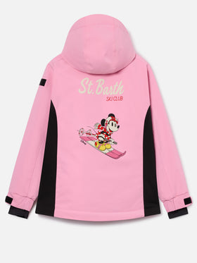 Chaqueta de esquí rosa Chavanette con estampado de Minnie Mouse en la espalda | Special edition 