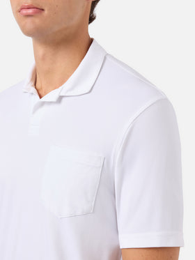 Technisches Piqué-Poloshirt Camber in Creme 