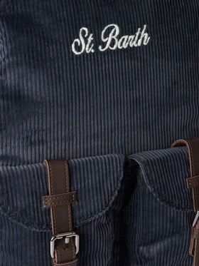 Marineblauer Cordrucksack Cody