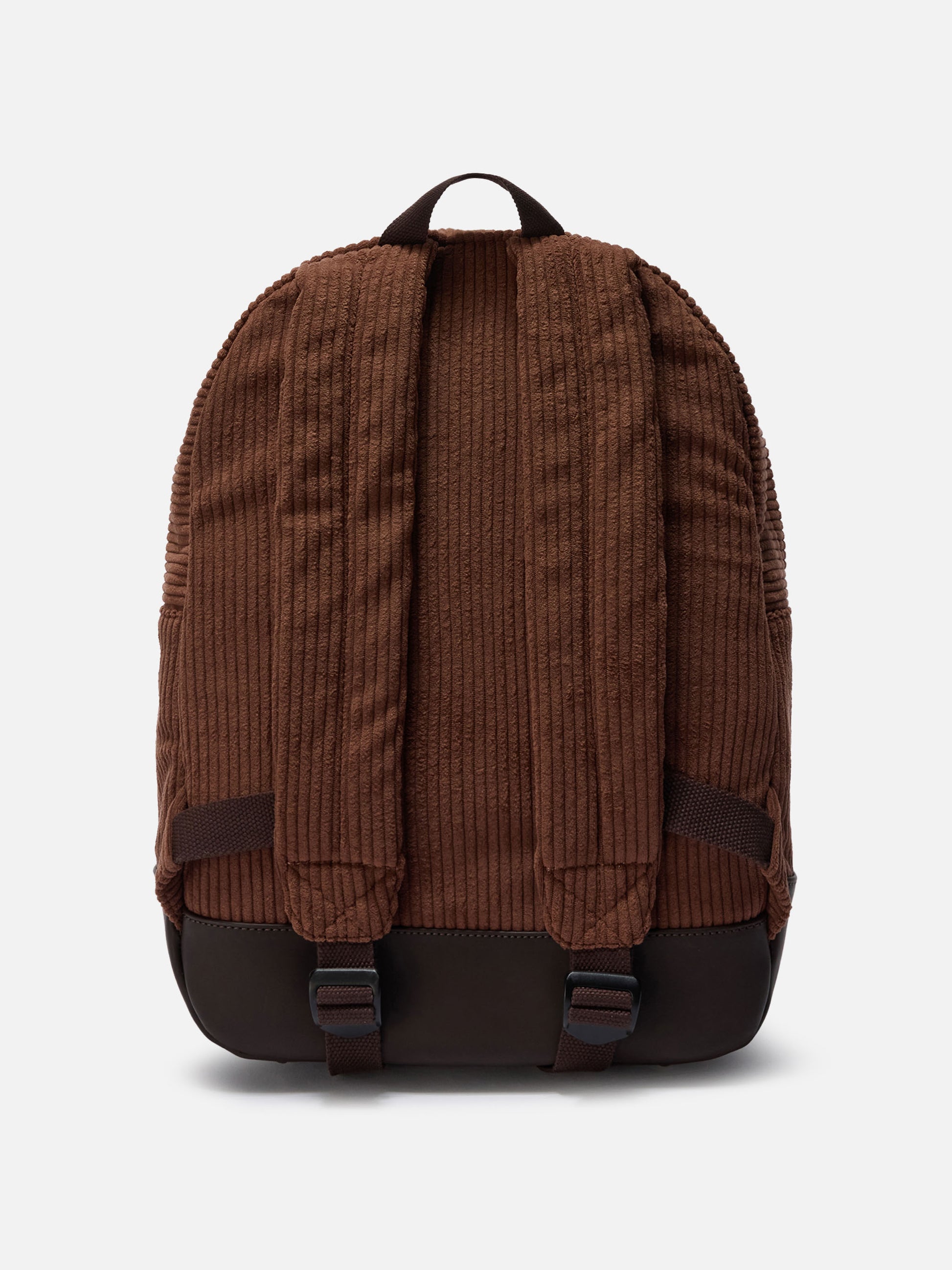 dickies corduroy mini backpack camel solid Cody Corduroy Backpack in wool blend brown with leather details