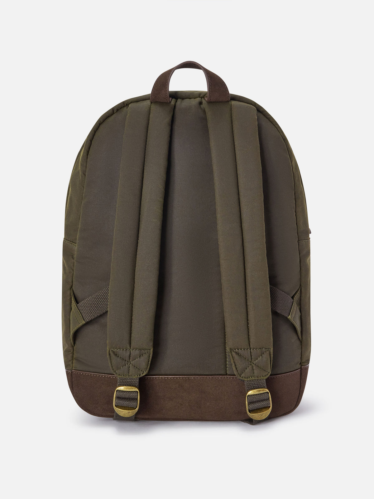 Mochila encerada verde militar Cody con bordado del logo 