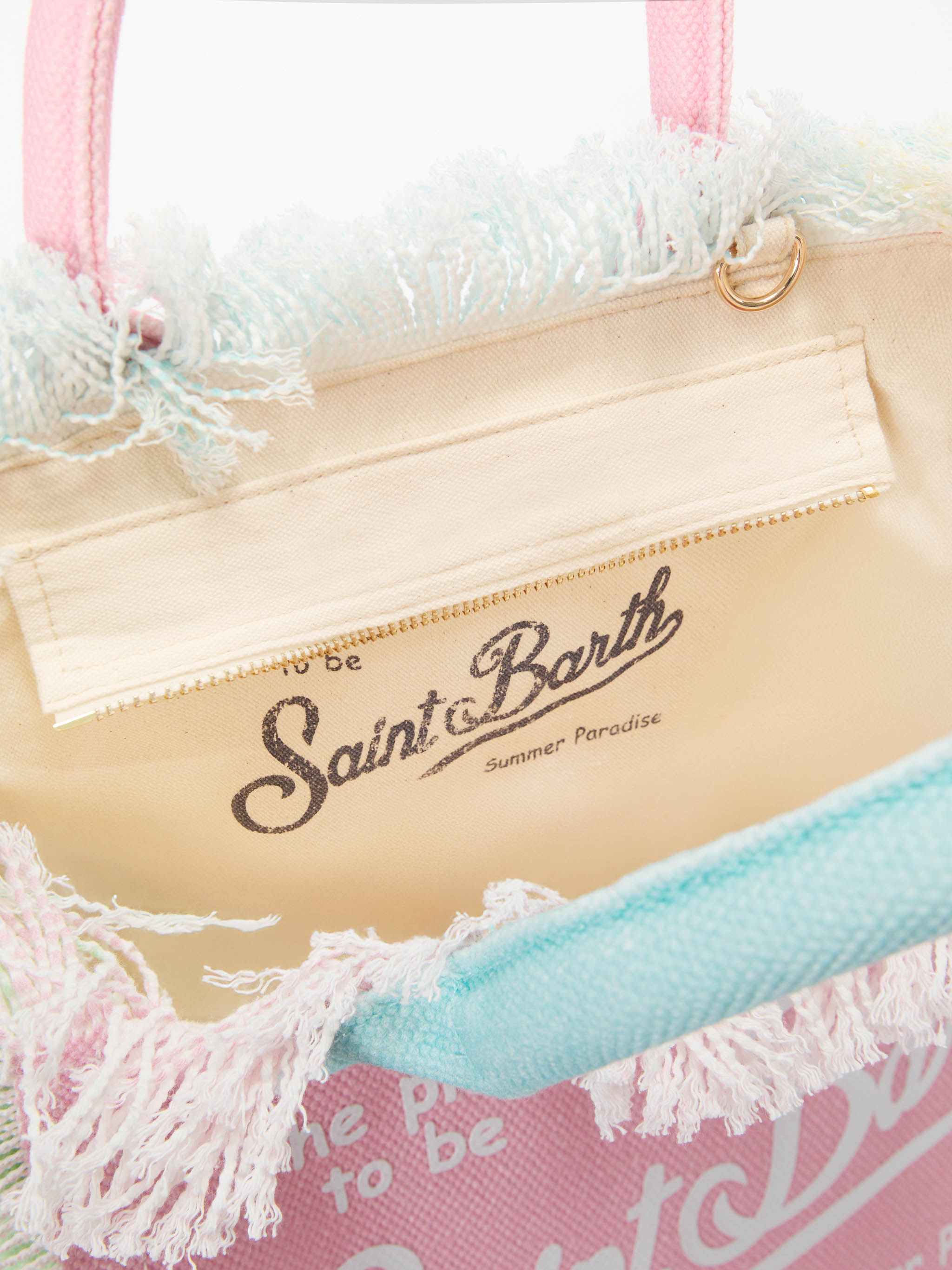 ©SAINT M×××××× COLOFUL SAINT CRW SWT Colette canvas multicolor bag with color block design – MC2 Saint