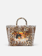 Animalier cotton canvas Colette handbag | FIORUCCI SPECIAL EDITION