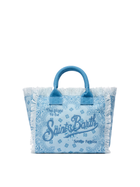Handtasche Colette aus Baumwollcanvas mit Bandanna-Print