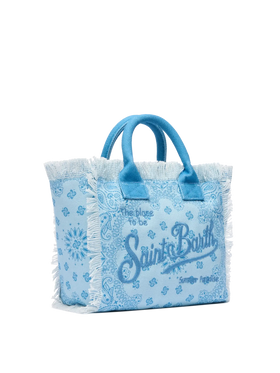 Borsa Colette in canvas di cotone con stampa bandana