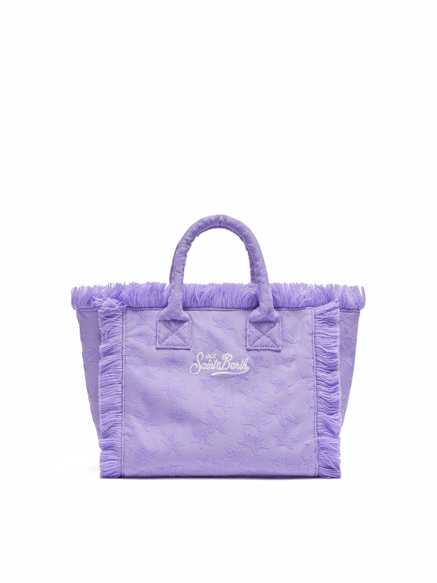 Colette Sponge – Frottee-Handtasche mit lila Sternenprägung