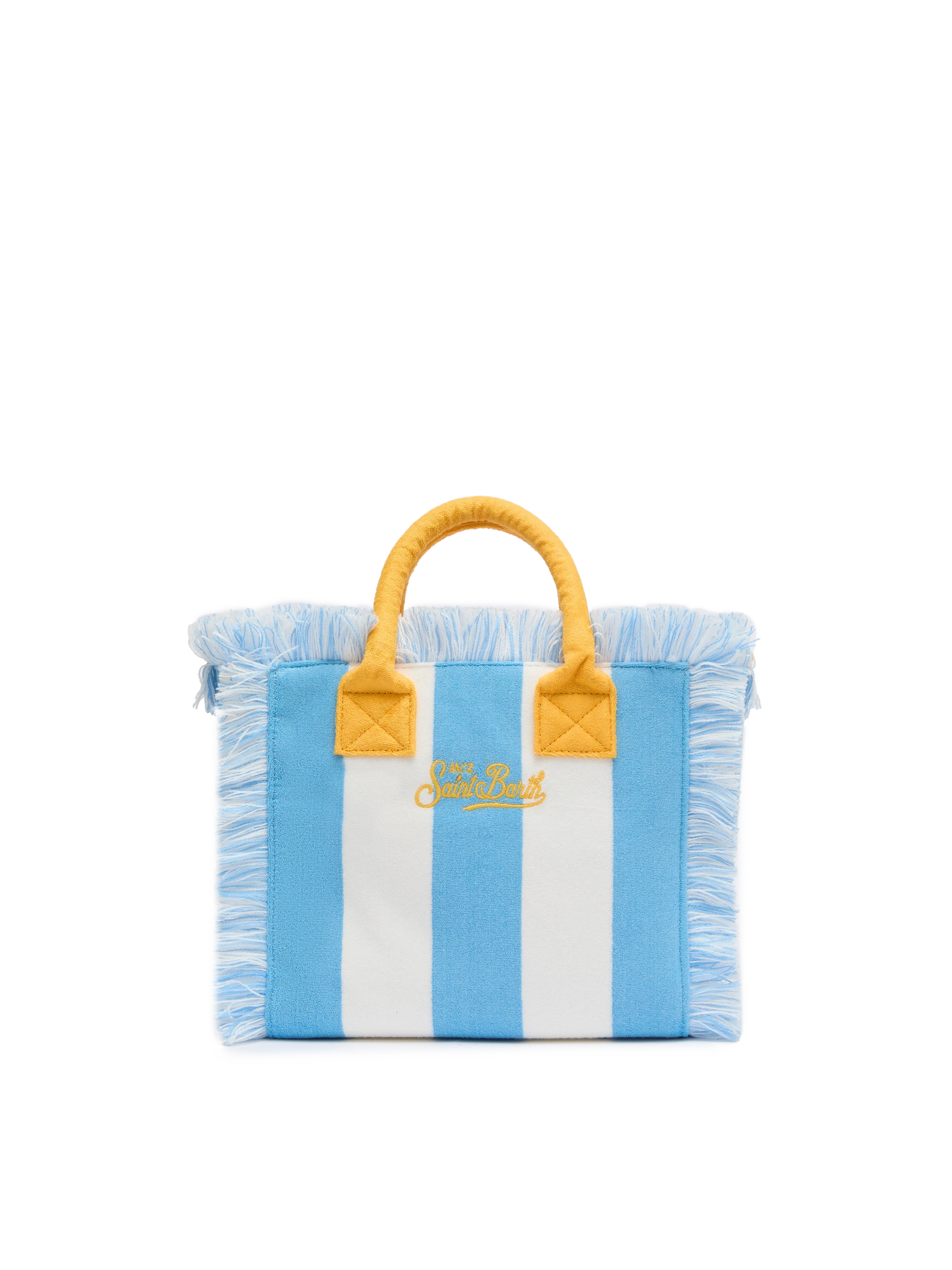 Colette Sponge hellblau gestreifte Frottee-Handtasche