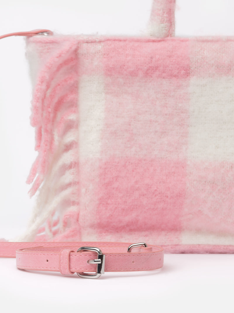 Borsa blanket Colette con stampa check