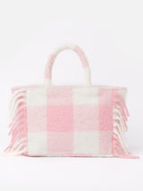 Borsa blanket Colette con stampa check