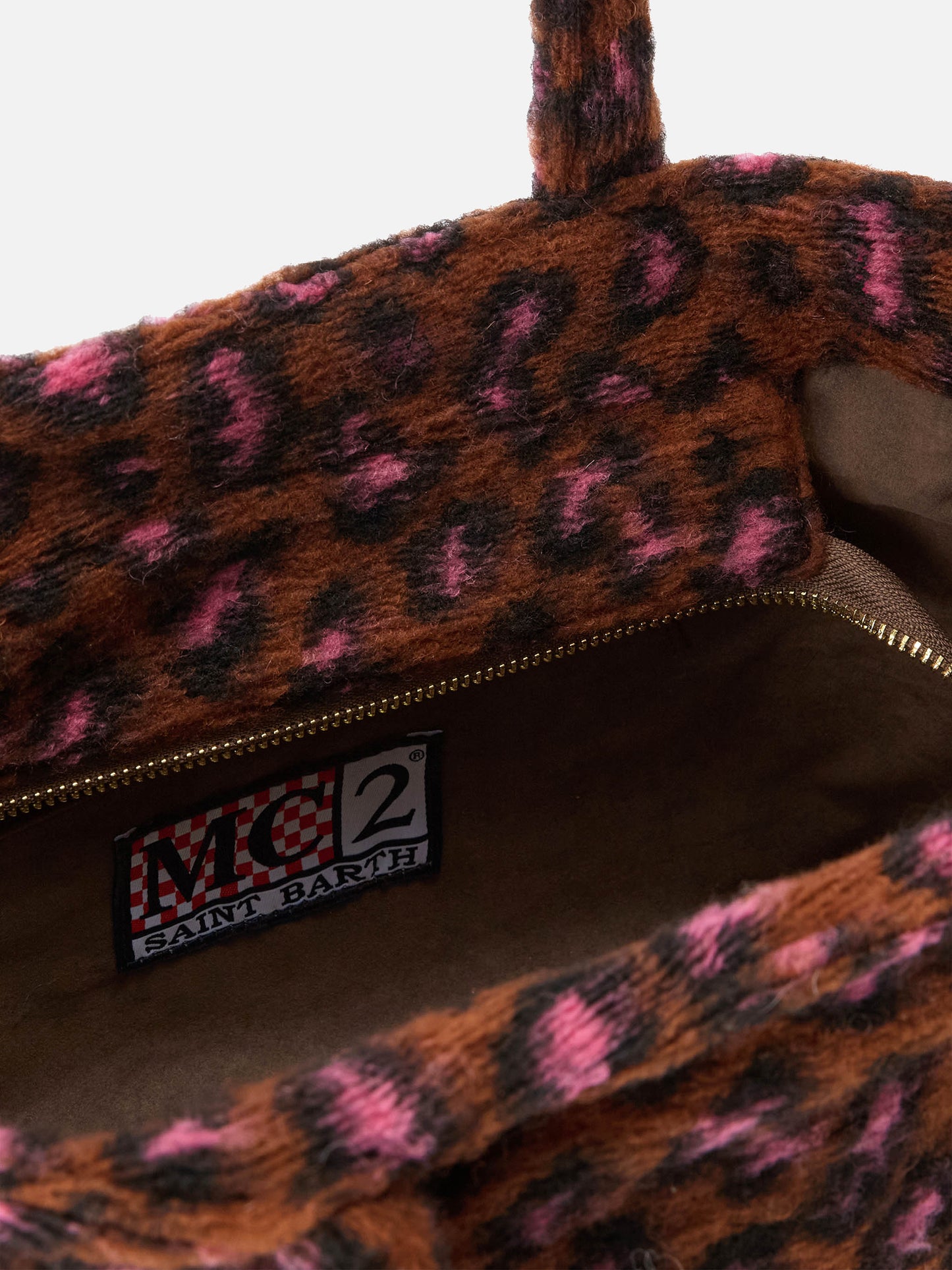 Colette Blanket handbag with animalier print