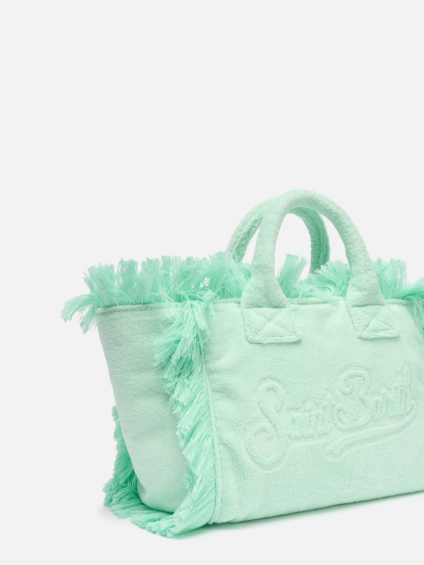 Colette Terry geprägte mintgrüne Handtasche