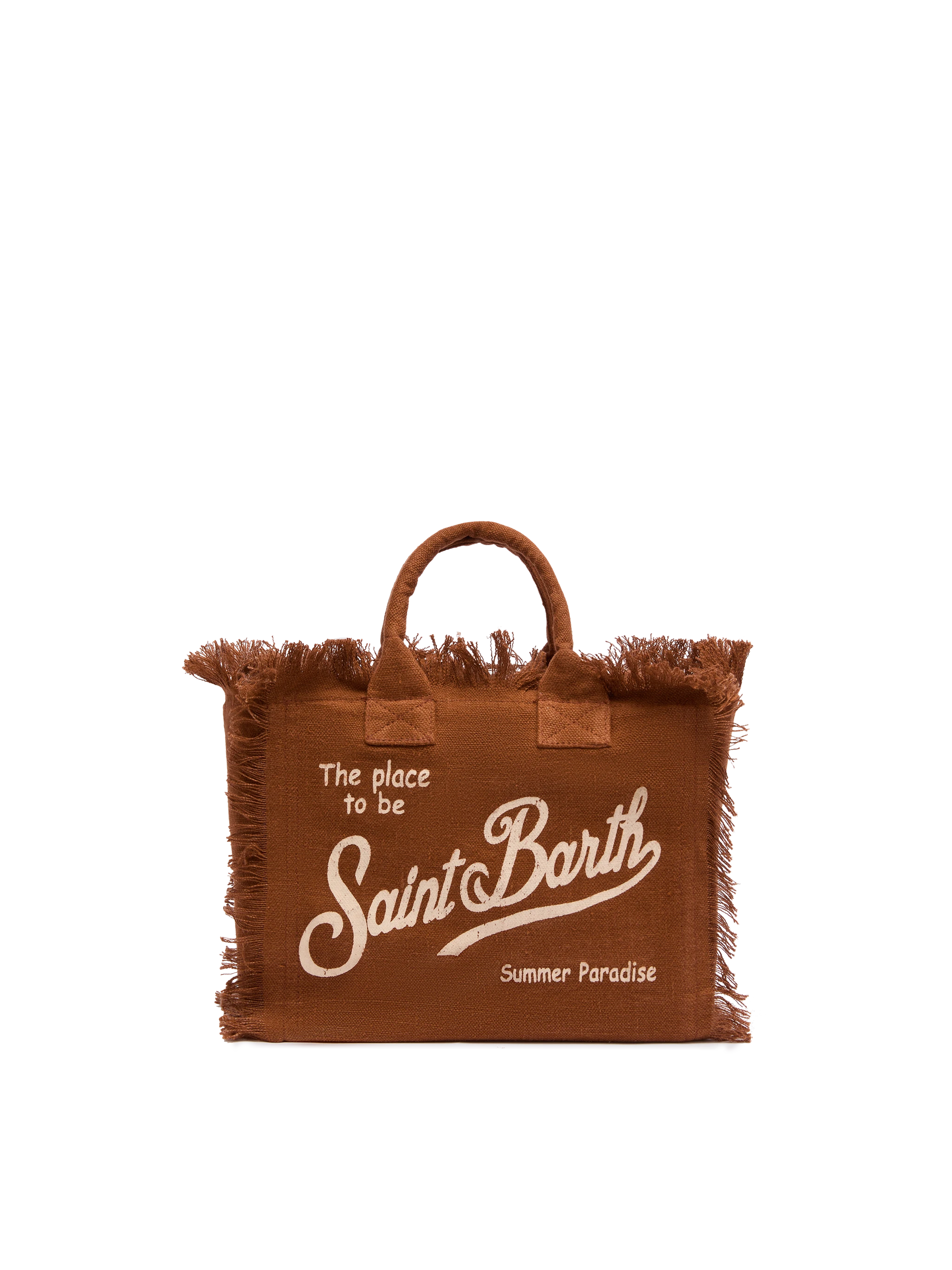 Colette linen brown handbag - MC2 Saint Barth