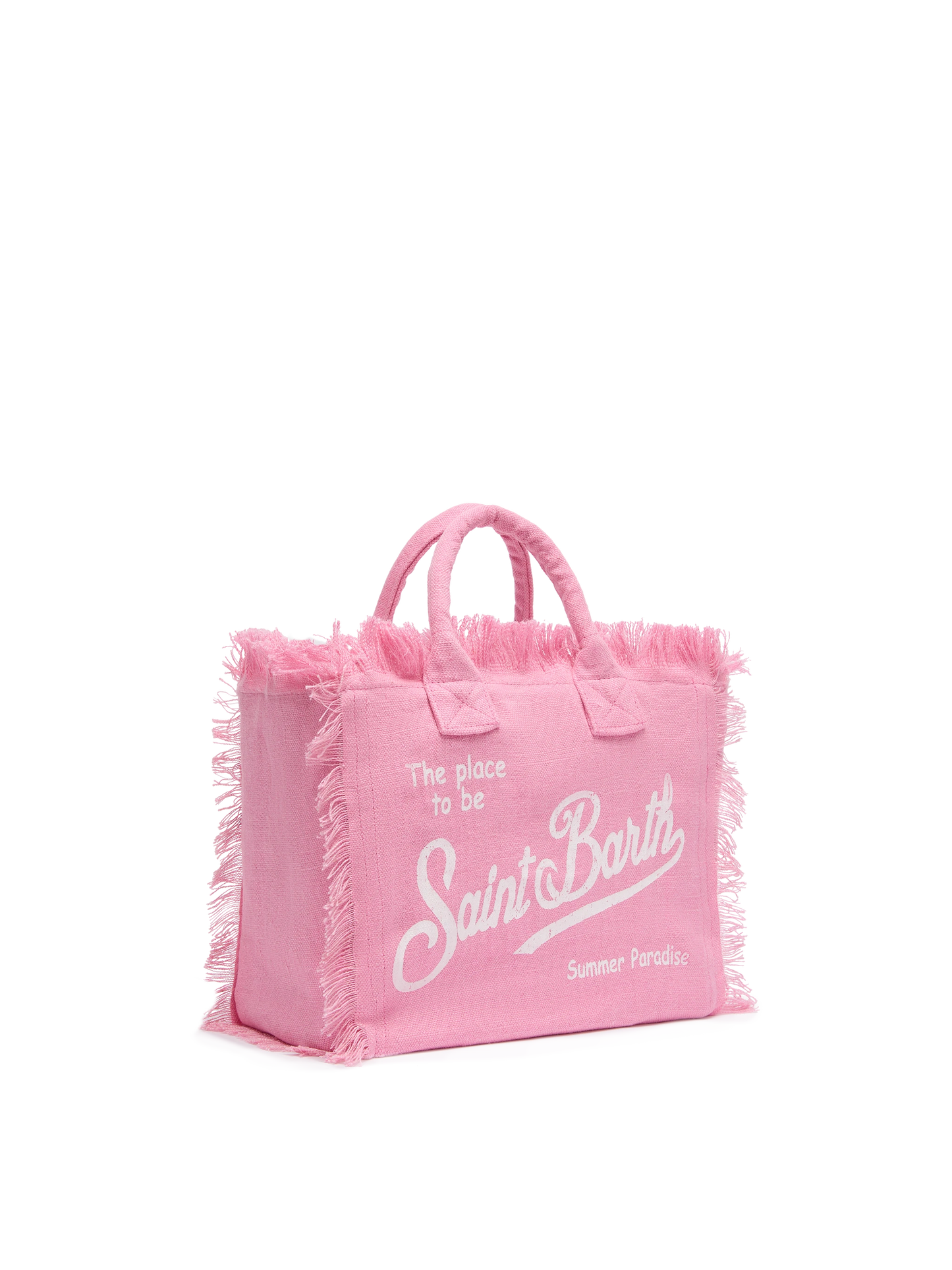 Borsa Colette in lino rosa