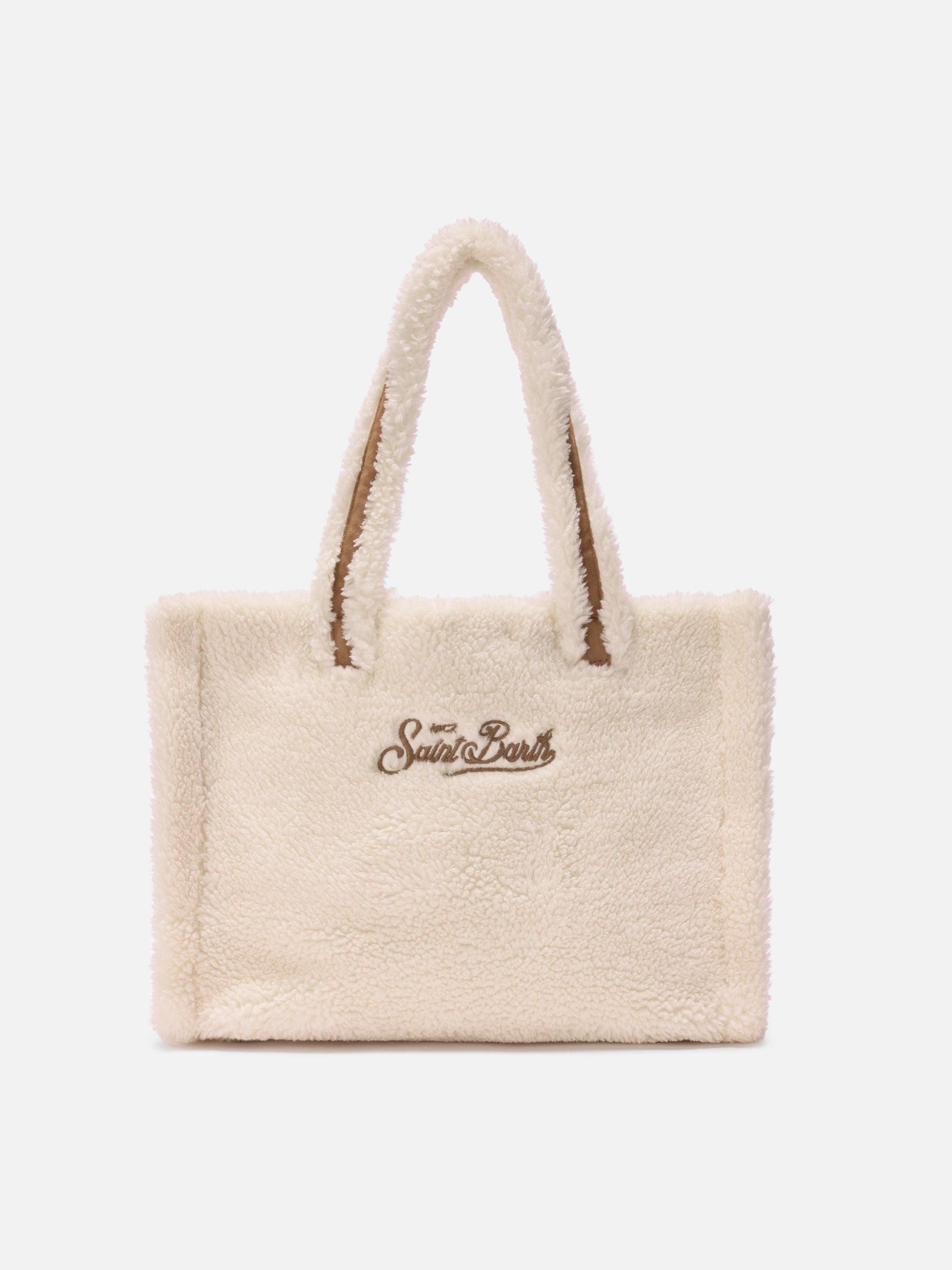 Colette Teddy white bag with logo – MC2 Saint Barth