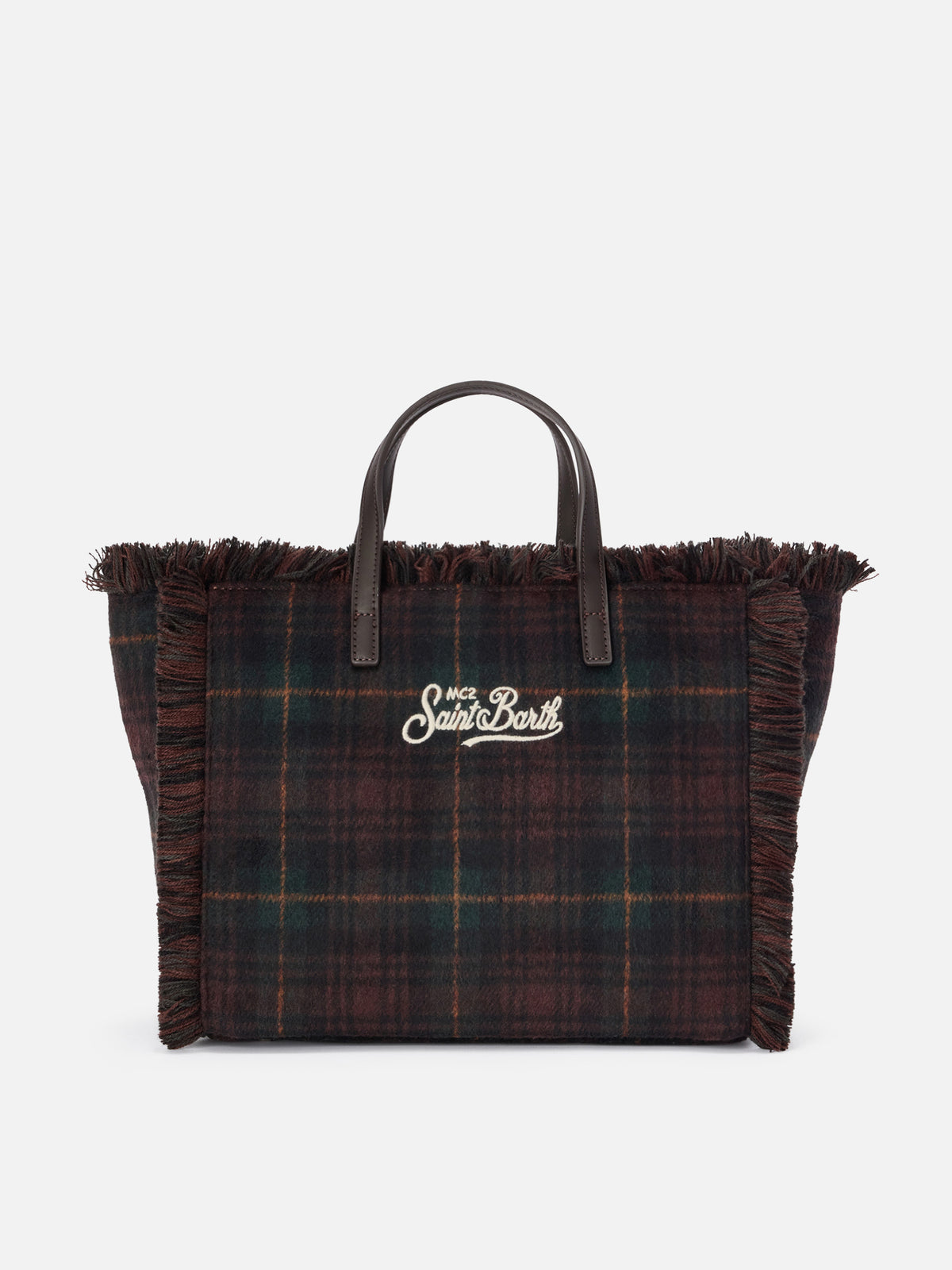 Borsa Colette in lana con motivo tartan