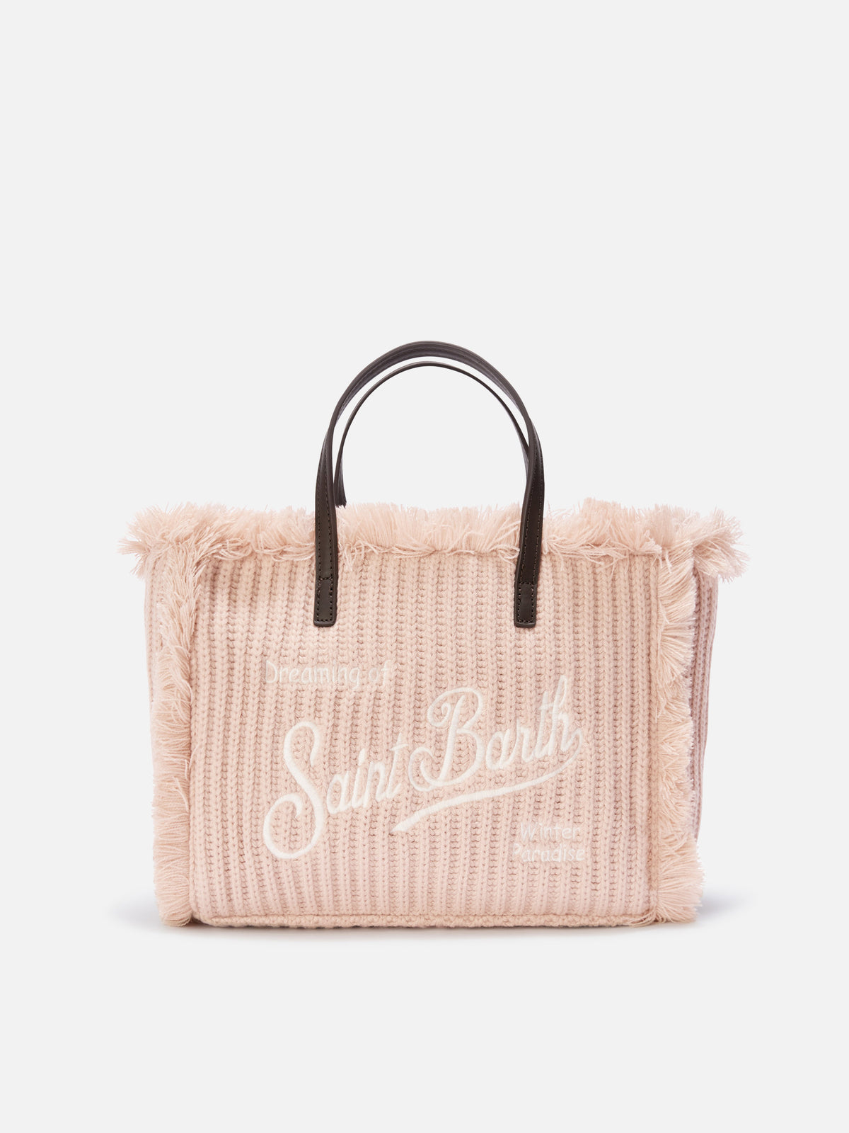 Borsa Colette beige con lavorazione a costine