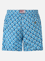 Man Comfort Badeshorts mit geometrischem Print