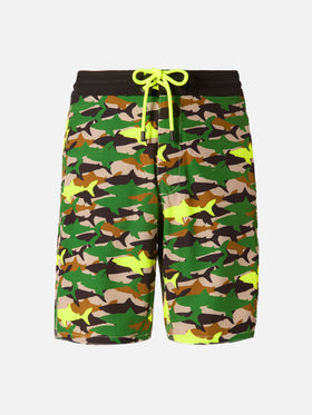 Costume mare Comfort Surf con stampa camouflage
