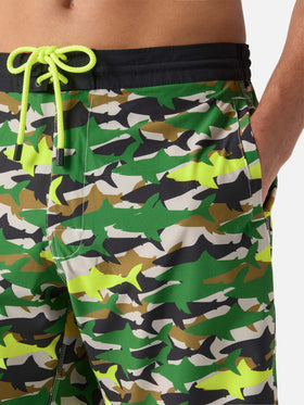 Costume mare Comfort Surf con stampa camouflage