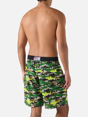 Costume mare Comfort Surf con stampa camouflage