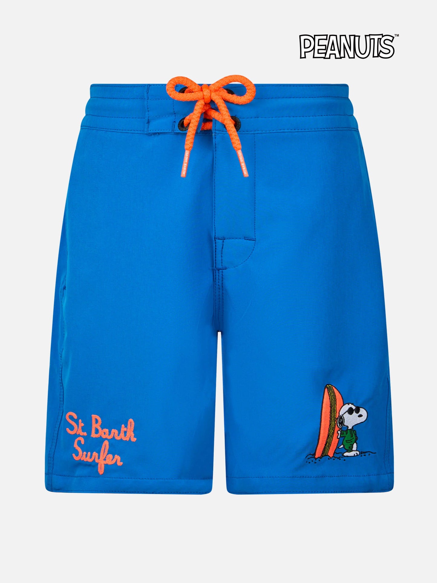 Boy Comfort Surf Jr Badeshorts mit platziertem Snoopy-Aufdruck