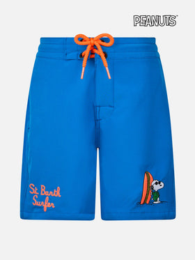 Boy Comfort Surf Jr Badeshorts mit platziertem Snoopy-Aufdruck