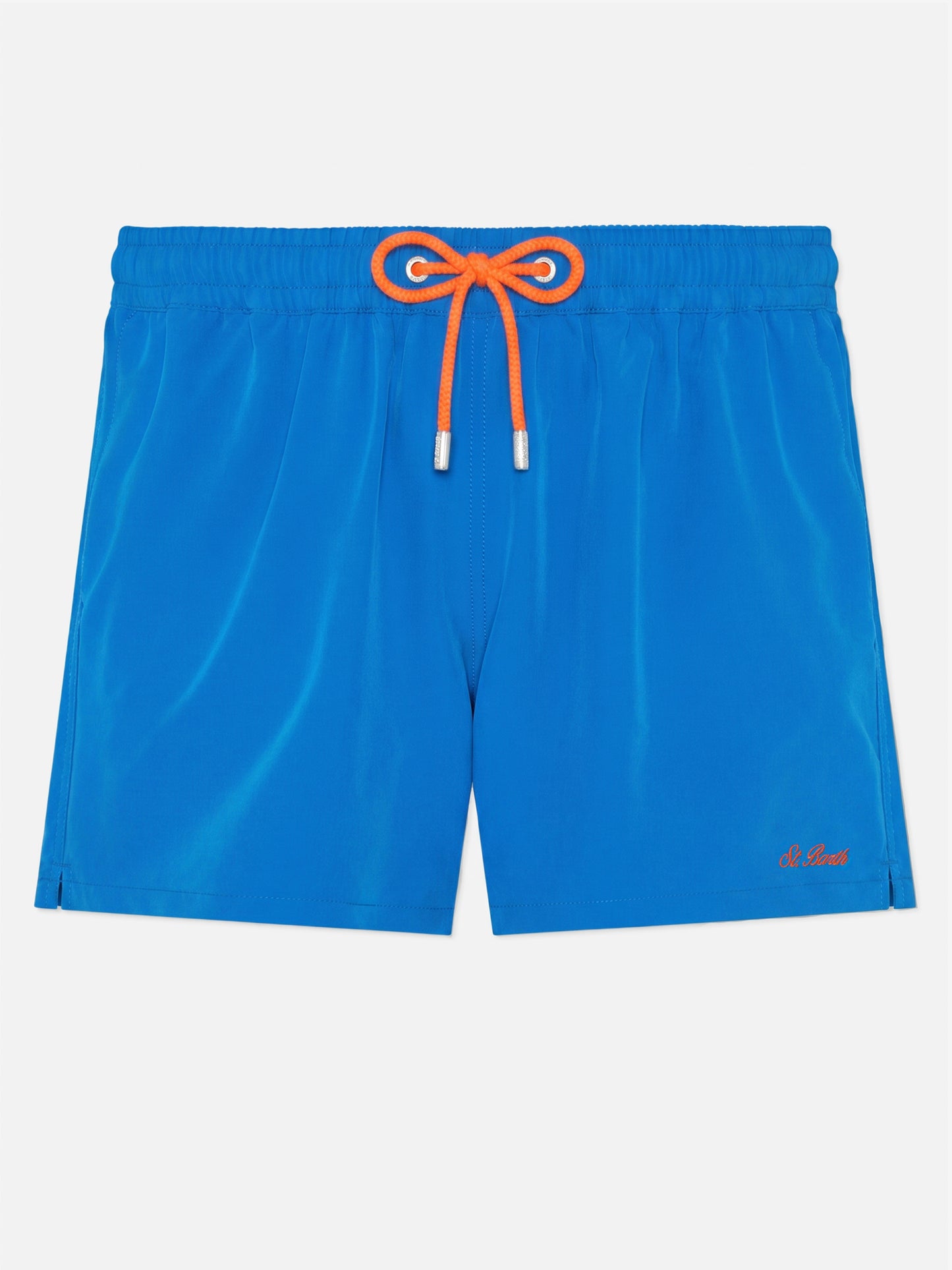Bañador corto Comfort Bluette con bordado St. Barth 